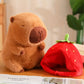 Cute Capybara Plush Toy – Soft Fluffy Anime Stuffed Animal Doll