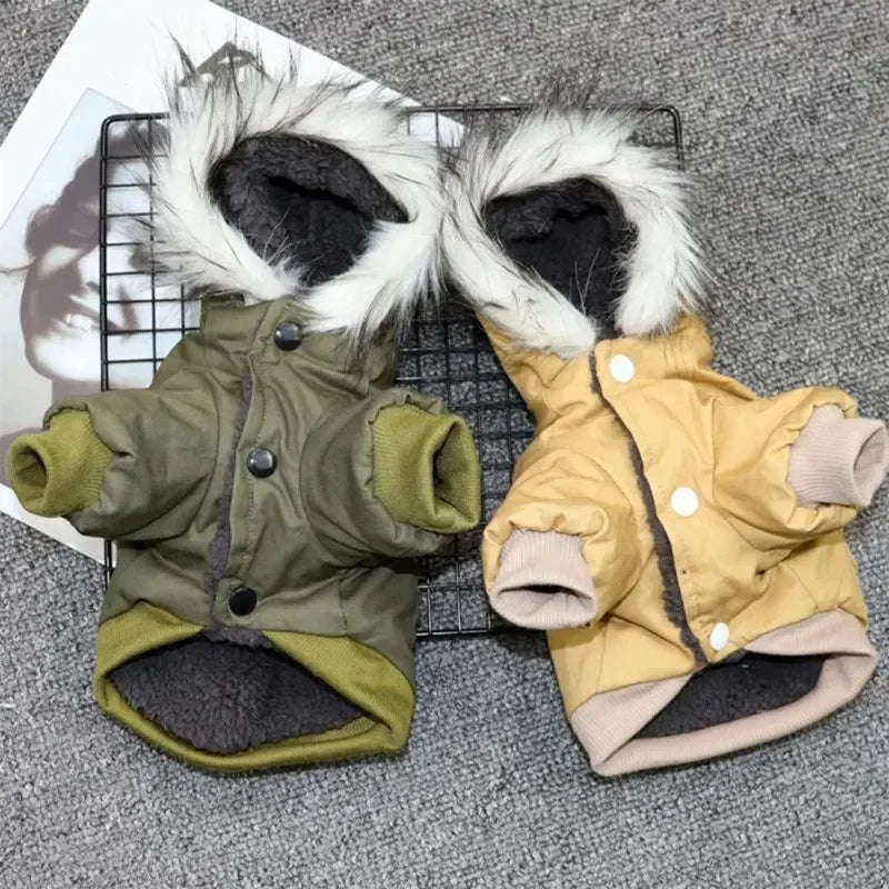 Winter Dog Clothes Puppy Pet Dog Coat Jacket For Small Medium Dog Thicken Warm Chihuahua Yorkies Hoodie Pets Clothing - Zecs shopping