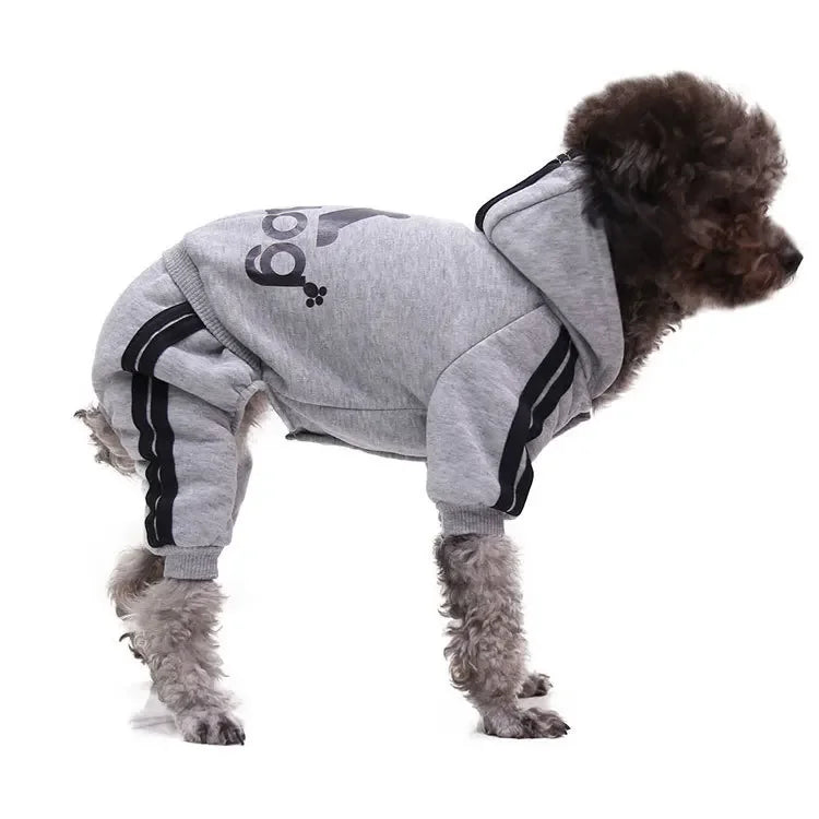 Winter Pet Clothes Dogs Hoodies Jumpsuit Warm Sweatshirt for Small Medium Large Dogs Jacket Clothing Pet Costume Dogs Clothes - Zecs shopping