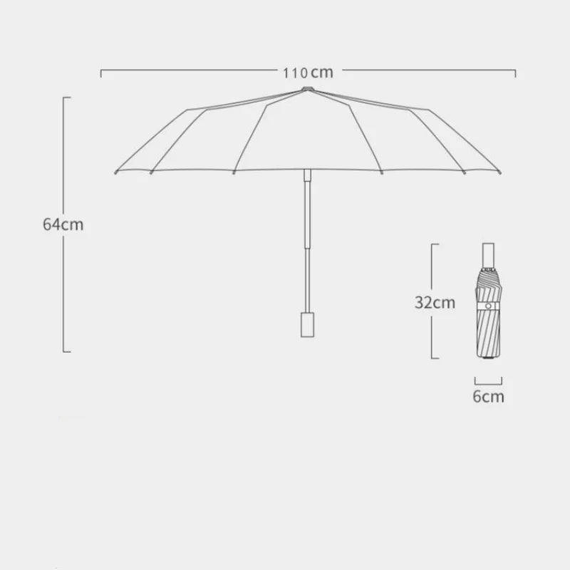 Bone Morandi Fully Automatic Umbrella Black Glue Sunscreen Sun Umbrella Plus Sun Umbrella Wholesale