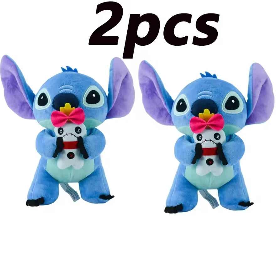 12cm 20cm 25cm Stitch Stuffed Plush Models Cartoon Stuffed Plush Dolls Anime Plush Baby Toys Kawaii Kids Birthday Gift - Zecs shopping