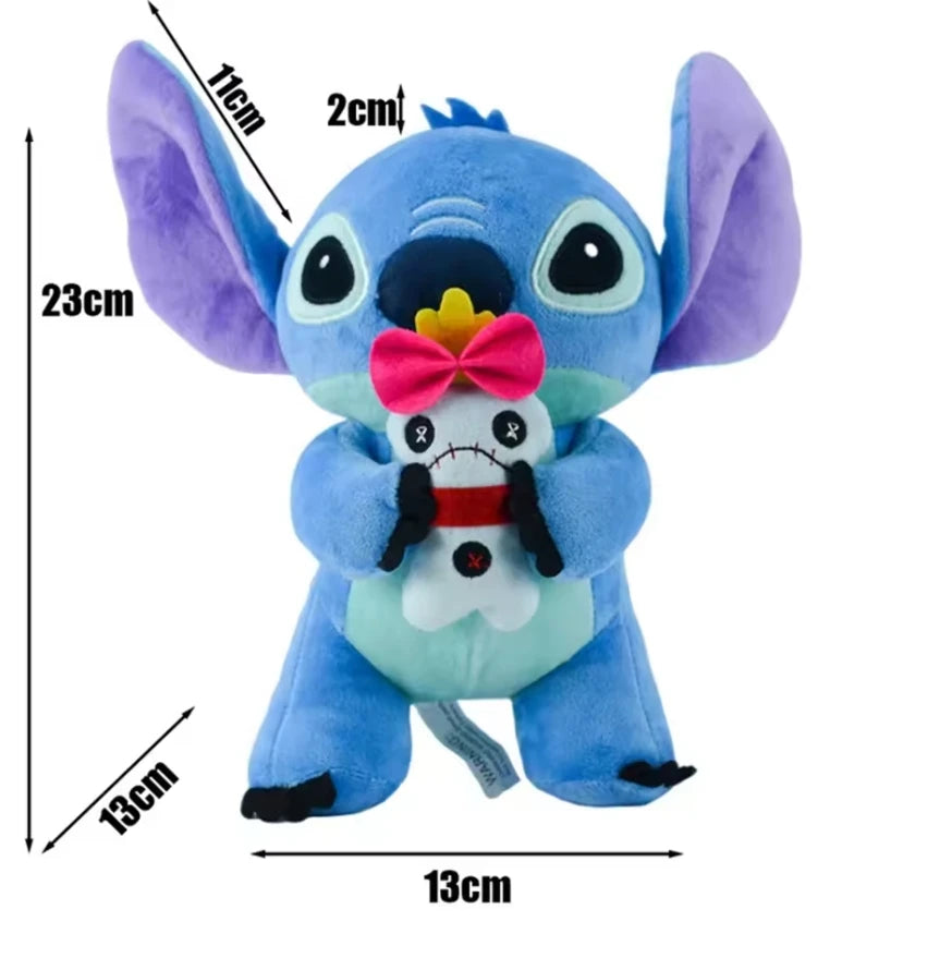 12cm 20cm 25cm Stitch Stuffed Plush Models Cartoon Stuffed Plush Dolls Anime Plush Baby Toys Kawaii Kids Birthday Gift - Zecs shopping