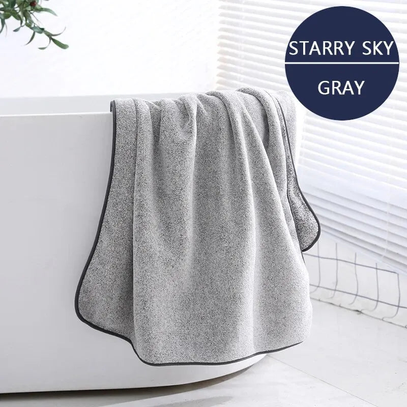 PCS Thickened Bath Towels for The Body Microfiber Towel for Gym Sports Shower Robe for Spa Beath Home