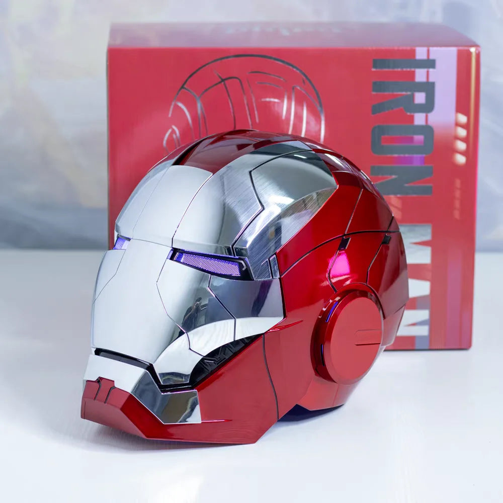 Iron Man MK5 Wearable Helmet – 1:1 Transforming Voice-Activated Electronic Collector’s Edition (Black)