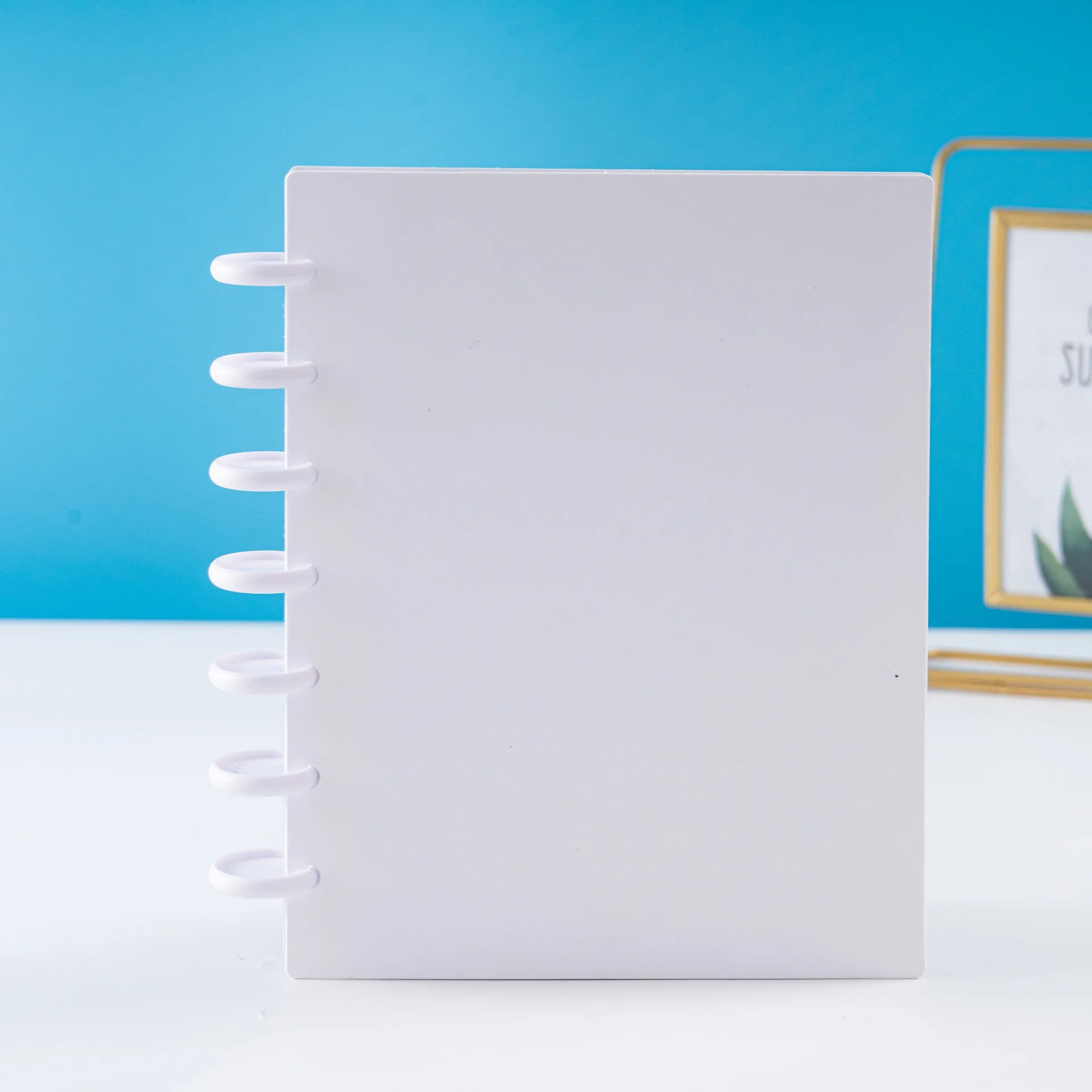 1 Mushroom Hole Card Collection Book Solid Colour Insert Loose-leaf Album 3 Inch Four-panel Photo Postcard Storage and Sorting - Zecs shopping