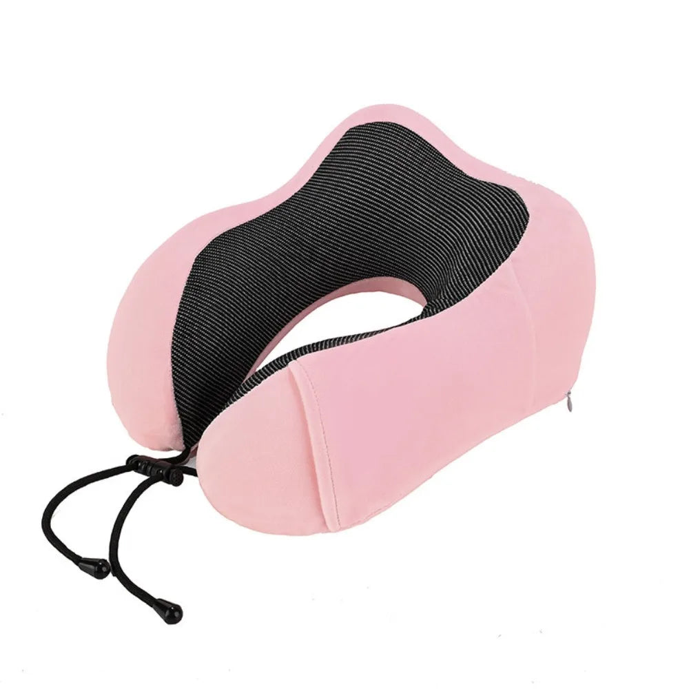Memory Foam Cushion Without Carry Bag Travel essentials U Shaped Pillows Travel Pillow Neck Protect Neck Support - Zecs shopping