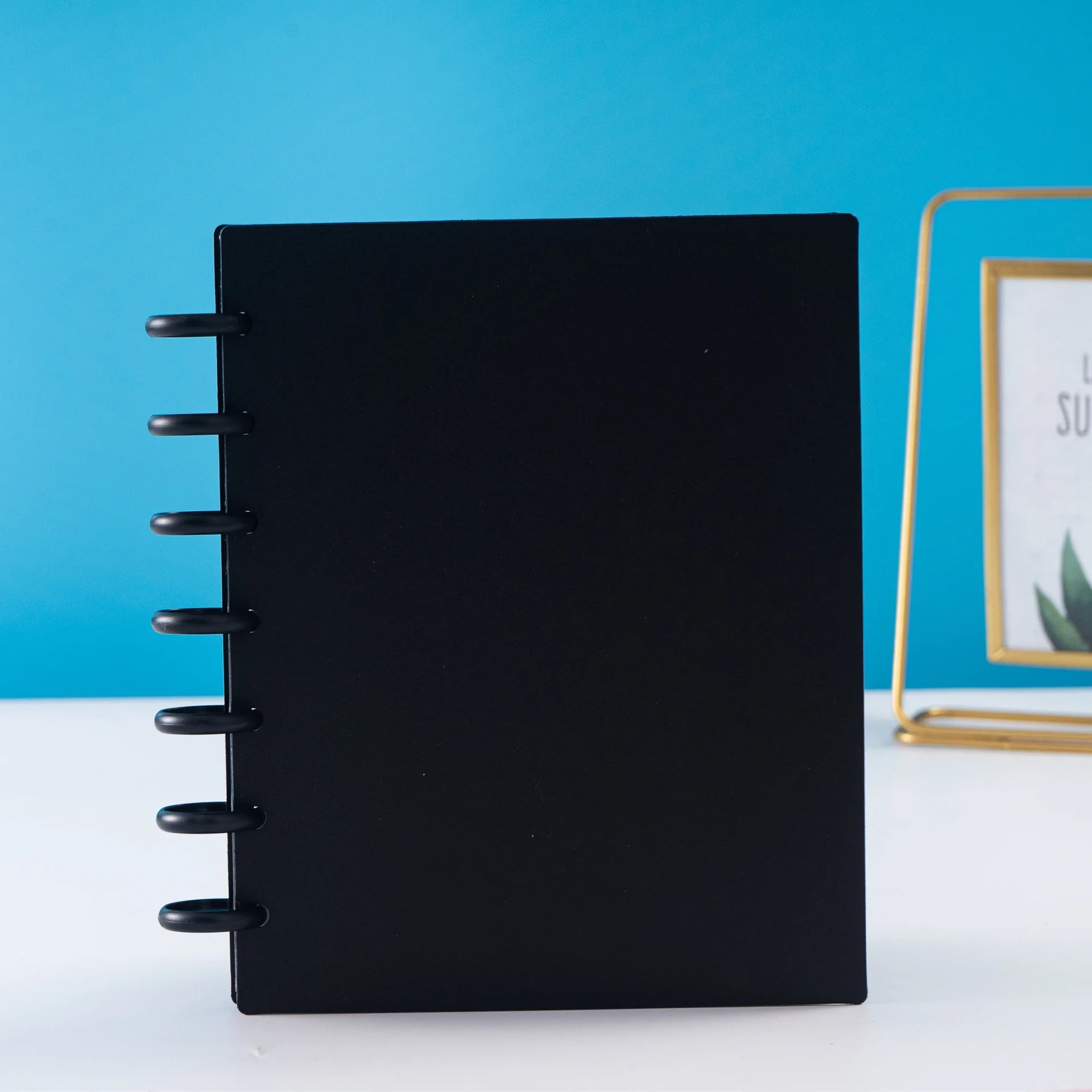 1 Mushroom Hole Card Collection Book Solid Colour Insert Loose-leaf Album 3 Inch Four-panel Photo Postcard Storage and Sorting - Zecs shopping