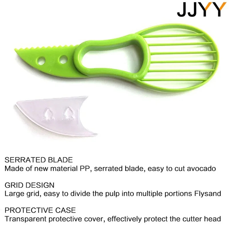 Avocado Slicer In Shea Corer Butter Fruit Peeler Cutter Pulp Separator Plastic Knife Kitchen Vegetable Tools