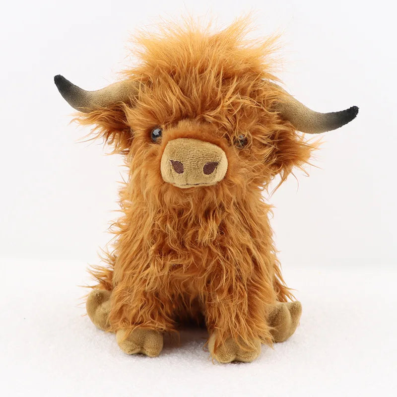Simulation Highland Cow Animal Plush Doll Soft Stuffed Premium & Affordable