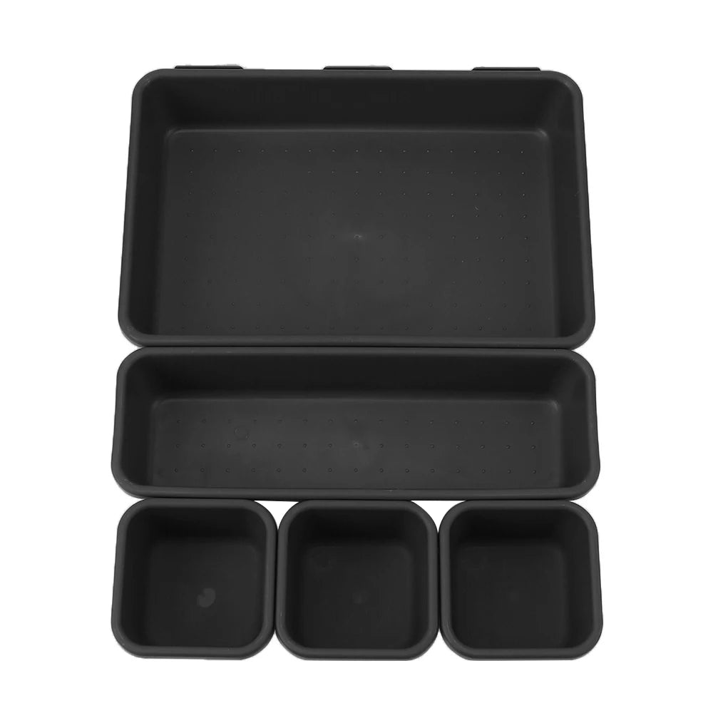 Storage Drawer Storage Box Kitchen Bathroom Storage Trays Closet Cover Sundries Jewellery Holder pcset Make Up Organizer Box