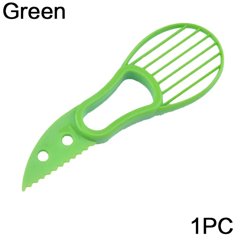 Avocado Slicer In Shea Corer Butter Fruit Peeler Cutter Pulp Separator Plastic Knife Kitchen Vegetable Tools