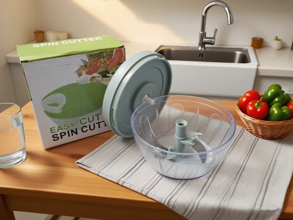 Portable Vegetable and Food Cutter Manual Garlic Puller Fruit Chopper Multi-function Meat Grinder Vegetable Cutter Kitchen Tool