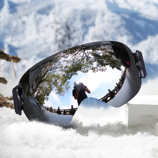 Professional Anti-Fog Ski Goggles – Lightweight UV Protection Snowboard Glasses for Men & Women