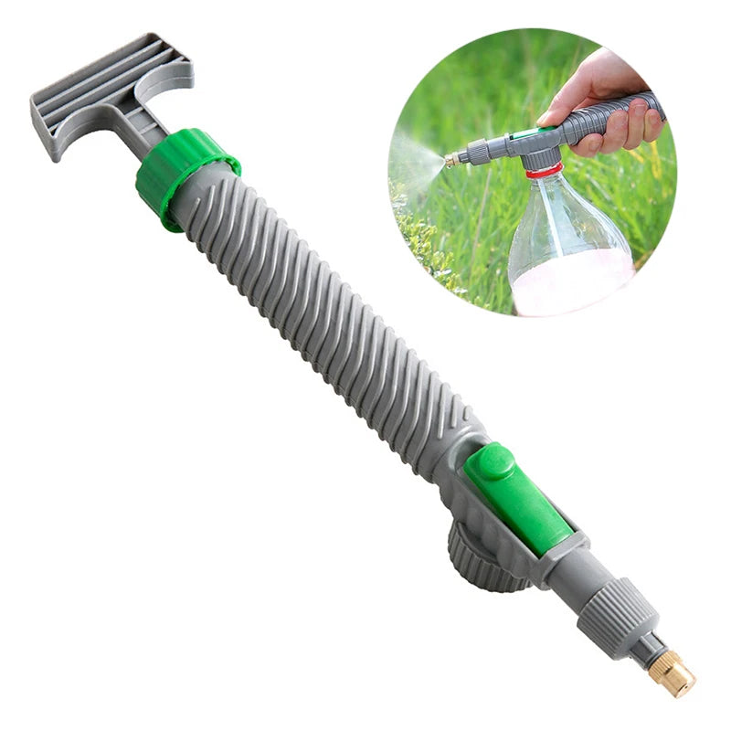 Watering Irrigation High Sprayer Water Pressure Flower Garden Gun Sprayer Head Juice Bottles Interface Plastic Trolley Spray - Zecs shopping