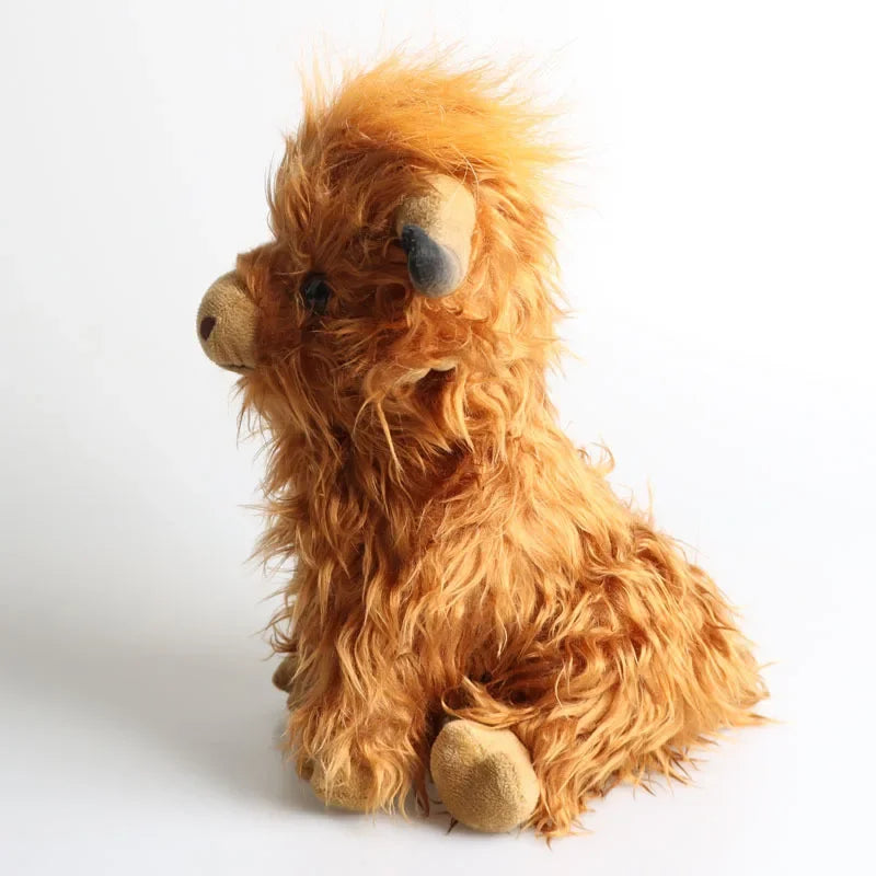 Simulation Highland Cow Animal Plush Doll Soft Stuffed Premium & Affordable