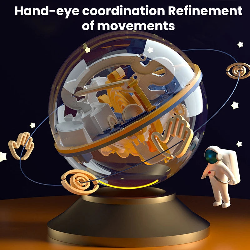 D Puzzle Ball Maze Toy Children Challenge Obstacle Game Labyrinth Ball D Maze Montessori Puzzle Balance Traine Clearance Game