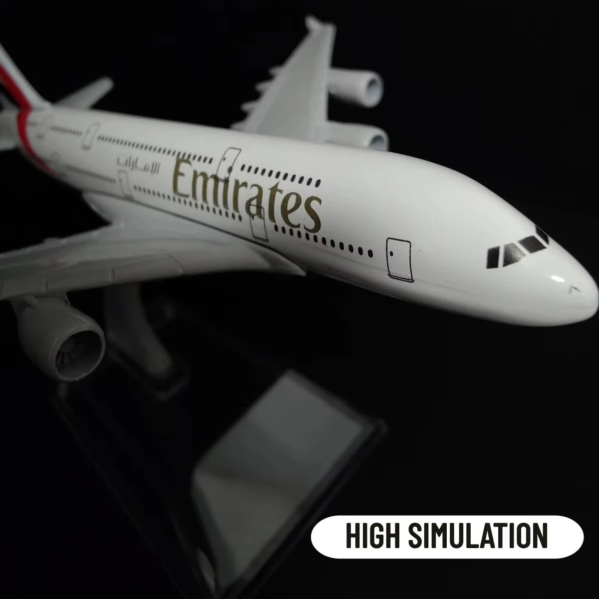 Emirates Airlines A & B Diecast Planes Collectible Aircraft Model Toys for Kids