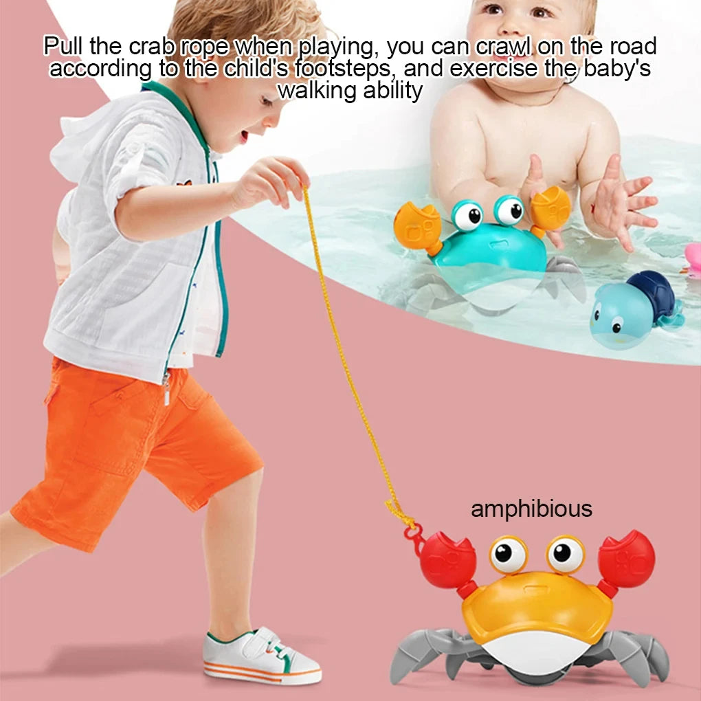 Interactive Dancing Crab Toy for Babies - Crawling Escape Crabs Fun Birthday Thanksgiving Christmas Gift