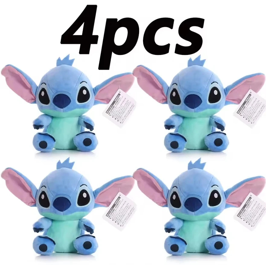 12cm 20cm 25cm Stitch Stuffed Plush Models Cartoon Stuffed Plush Dolls Anime Plush Baby Toys Kawaii Kids Birthday Gift - Zecs shopping