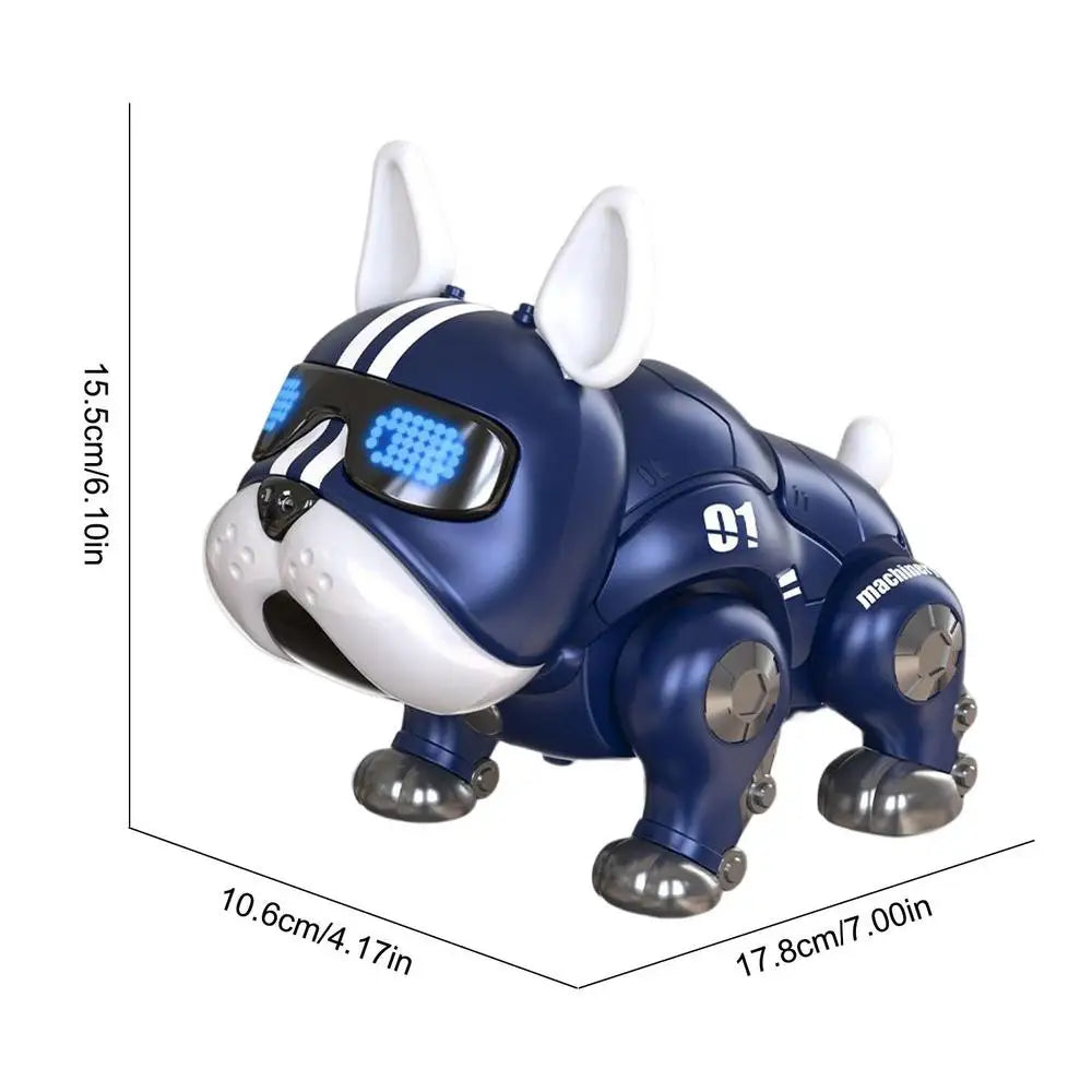 Dancing Bulldog Robot Interactive Music & Light Toy for Kids