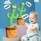 Dancing Talking Cactus Toy – Singing & Voice Repeating Plush for Kids