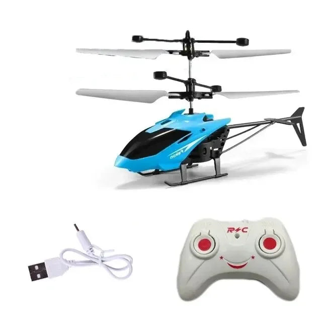 Rechargeable Mini Rc Drone Remote Safe Fall-Resistant Rc Helicopters Drone Children Toys