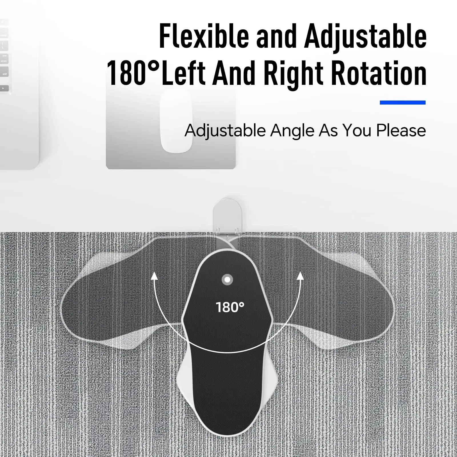 BEISHI Computer Arm Rest Desk Adjustable Ergonomic Wrist Rest Support For Keyboard Armrest Extender Rotating Mouse Pad Holder