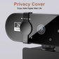4K Full HD Webcam with Microphone – USB Autofocus Camera for PC & Laptop