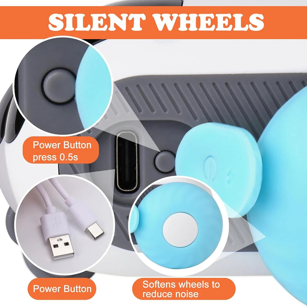 Smart Cat Toy 2 Modes Automatic Moving Remote Controlled Toy Car for Cats Dogs Interactive Playing Kitten Training Pet Supplies - Zecs shopping