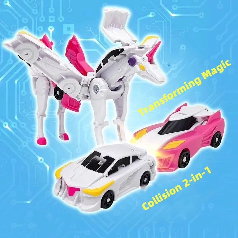 Transforming -in- Car Toy Automatic Robot & Diecast Vehicle for Kids