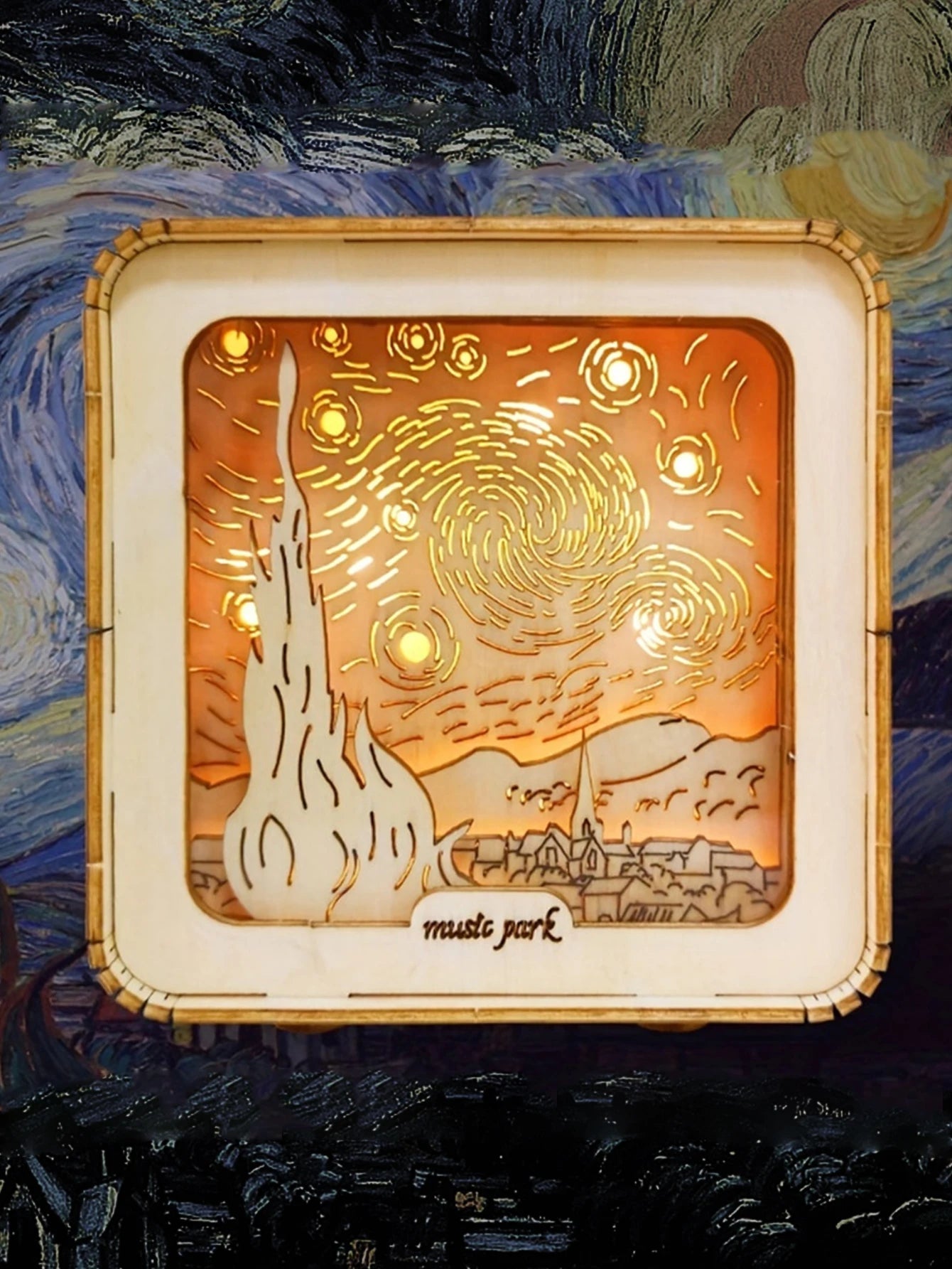 D Wooden Castle Puzzle Night Light & Decorative Fun for Kids & Adults