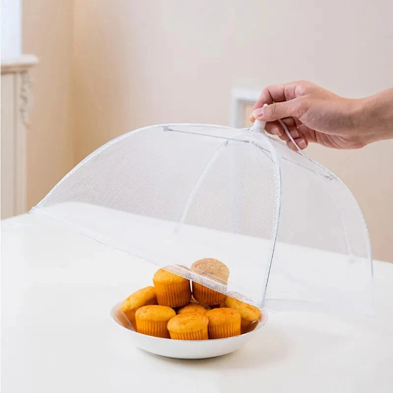 Food Cover Mesh Folding Washable Flies Tables Cover Insect Proof Protective Dish Covers Home Kitchen Storage Accessaries - Zecs shopping