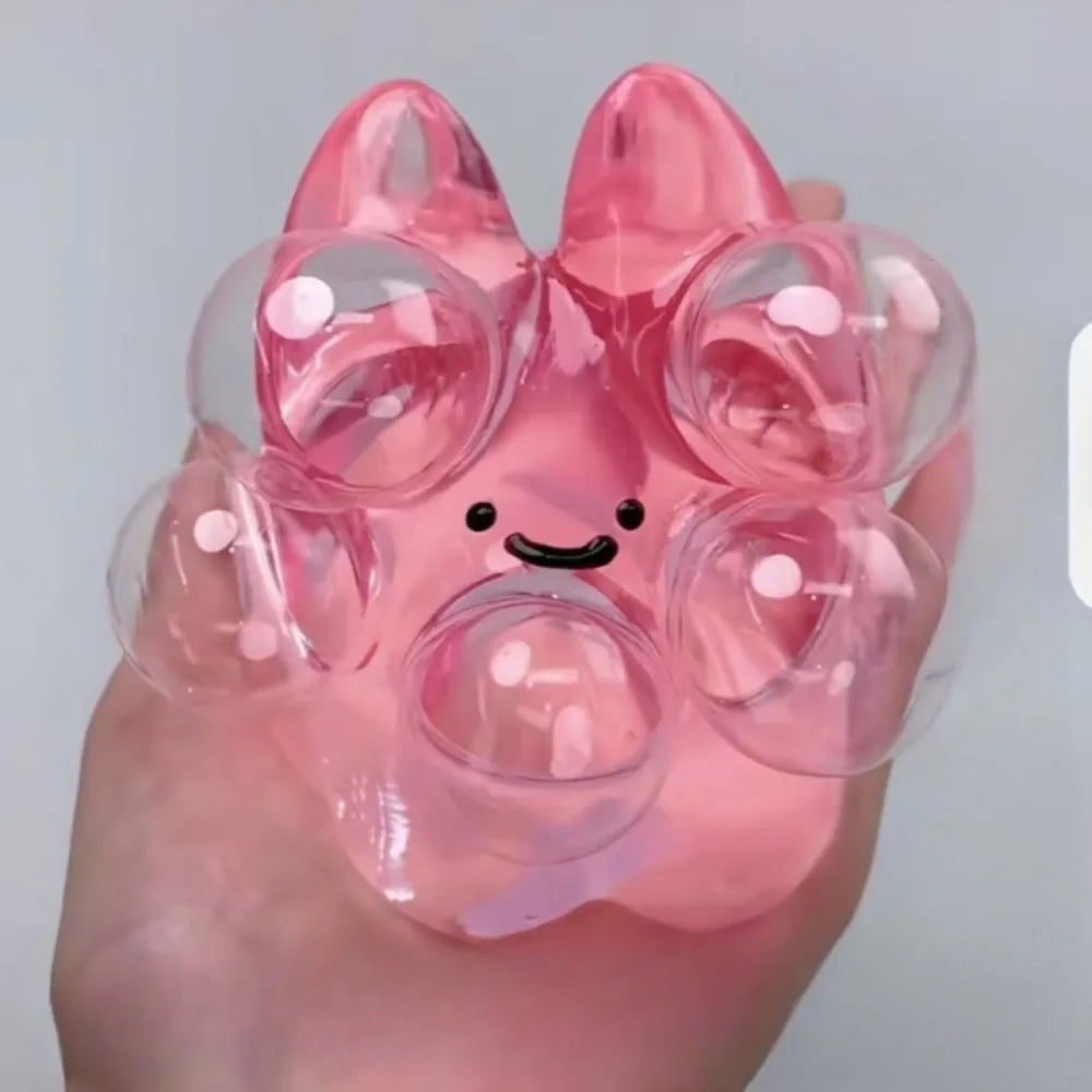 Squishy Bubble Pop Fidget Toy Stress Relief Ball & Octopus Popper for Kids & Adults Party Gift