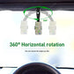 Sun Visor Phone Holder – 360° Rotating Hands-Free Car Mount for Smartphones