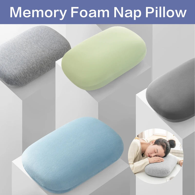 Multifunction Memory Foam Neck Pillow Slow Rebound Soft Travel Pillow for Sleeping Cervical Health Massage Nap Pillows - Zecs shopping