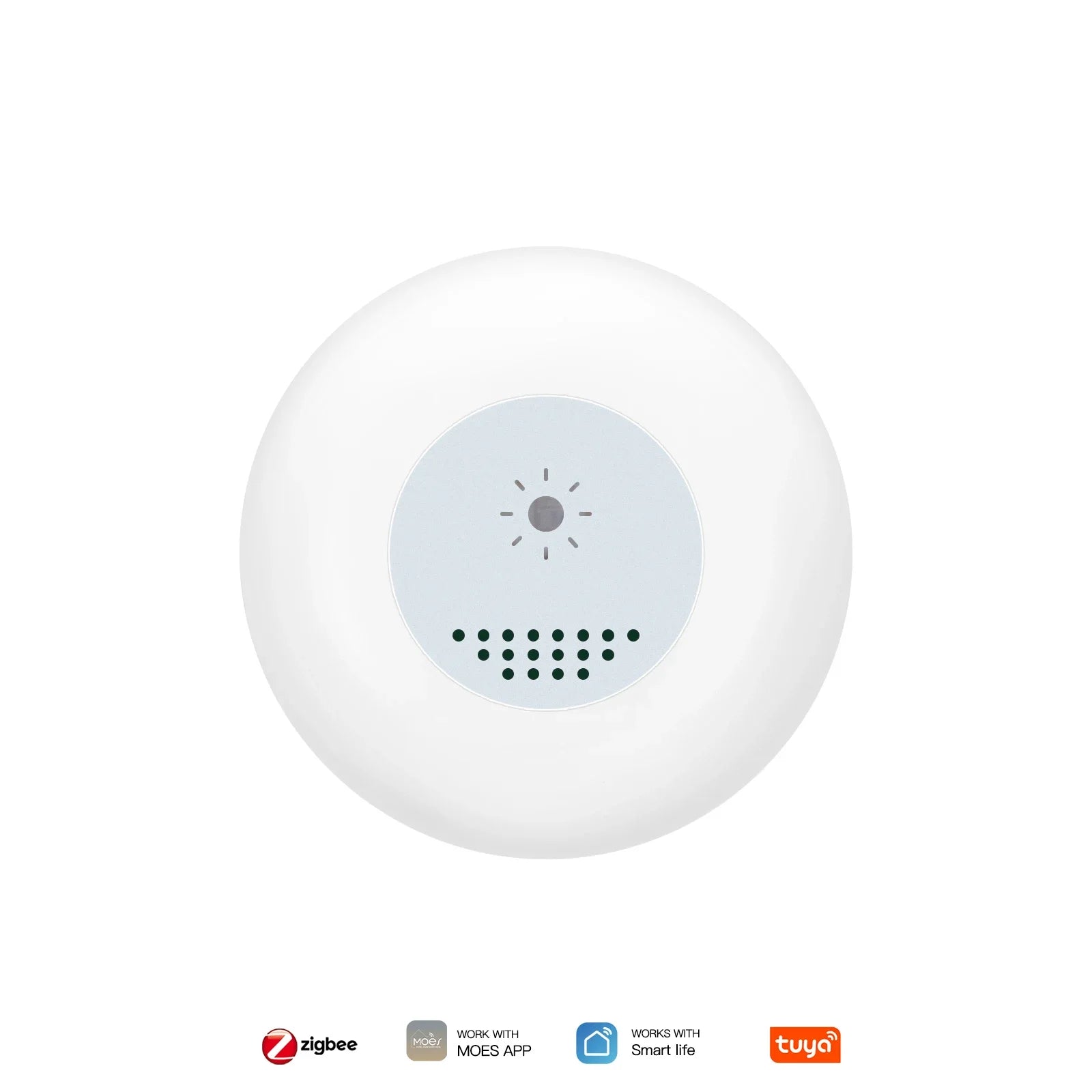 MOES Tuya Zigbee Smart Light Sensor Illuminance Brightness Detection Home Lighting Automation Smart Home Detector APP Control