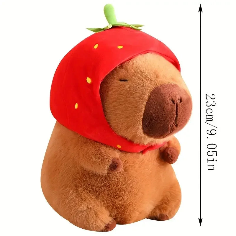 cm Capybara Plush Simulation Capibara Anime Fluffty Toy Cute Doll Stuffed Animals Soft Doll Plush Christmas Thanksgiving Gift