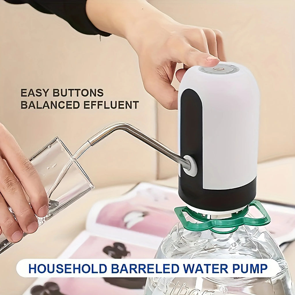 PC Bucket Water Pump Electric Water Press Wireless Intelligent One Click Water Dispenser Charging Water Absorber