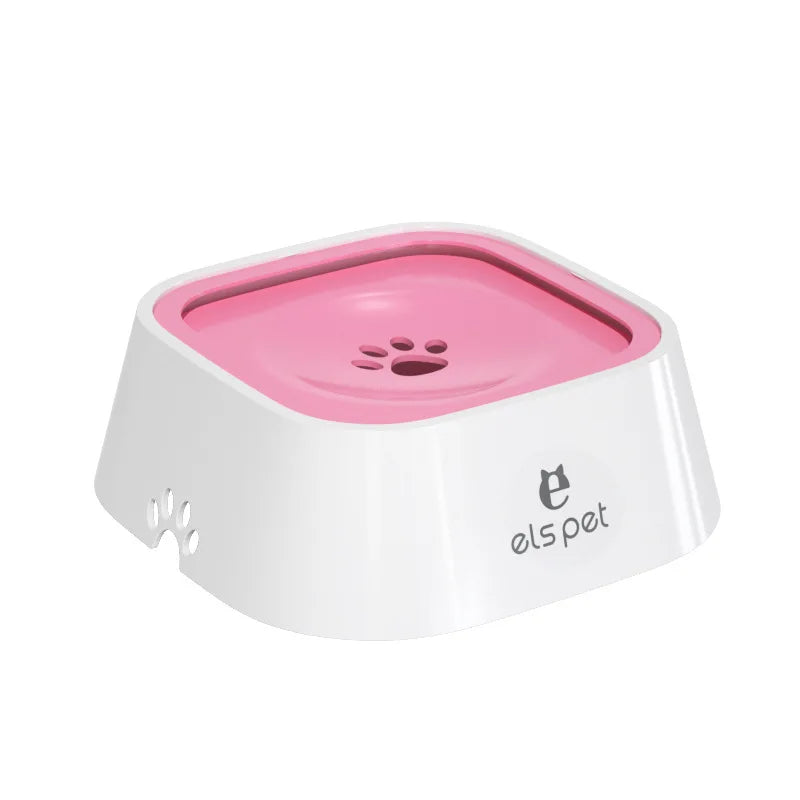 Pet Water Bowl Anti Spill Automatic Dog Bowl Vehicle Carried Floating Bowl Slow Wate - Zecs shopping