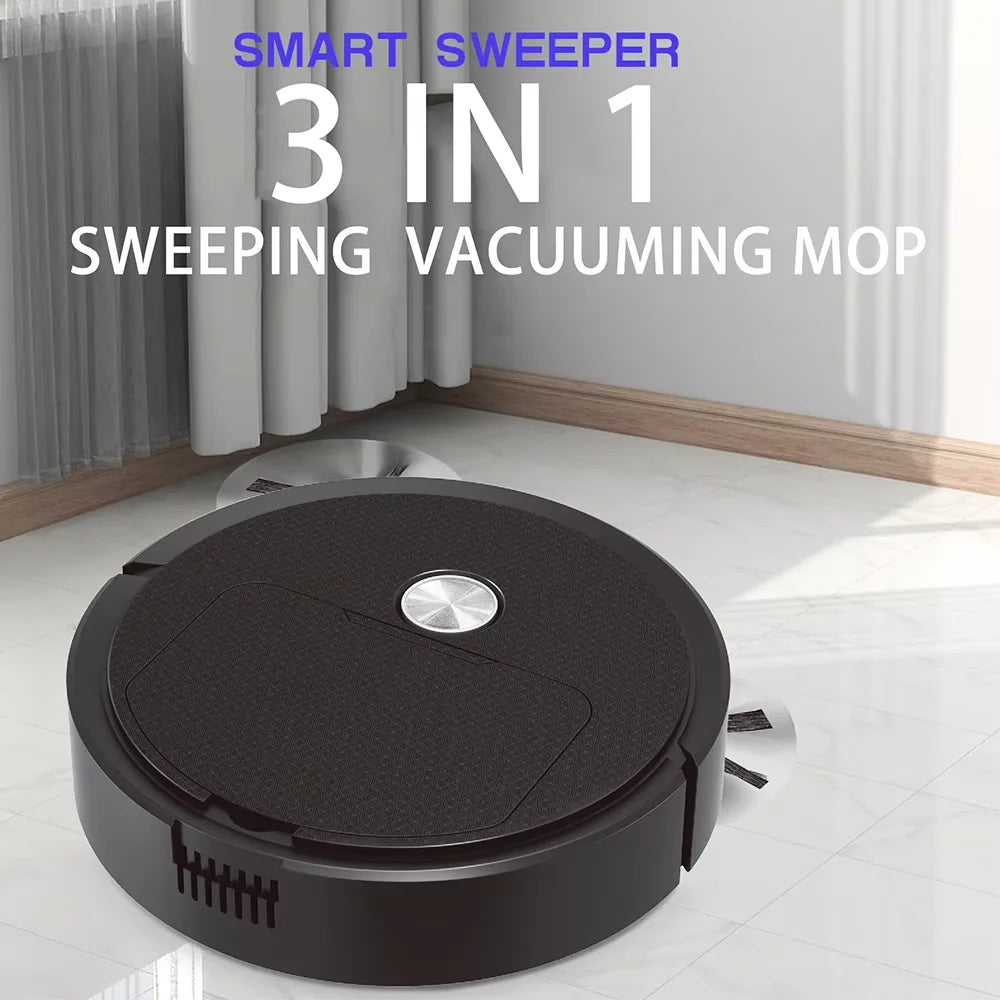 Vacuum Cleaner USB Charging Sweeping Robot Mop Machine Pet Hair Hard Floor Carpet Home Smart Sweeping Suction Cleaning Appliance