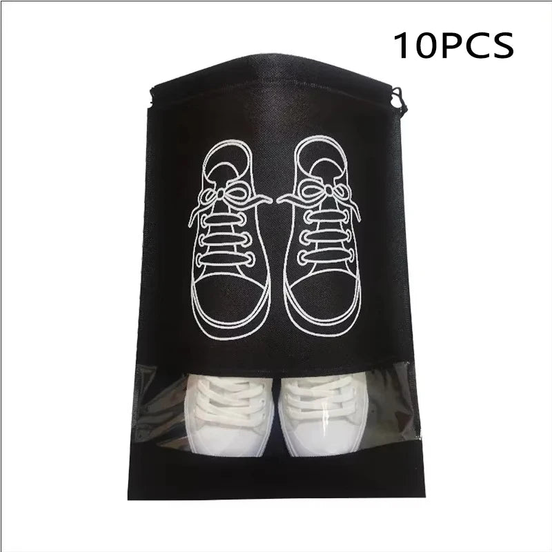 pcs Non Woven Shoe Bag Storage Bag Shoe Storage Drawstring Drawstring Shoe Storage Bag Dust-proof