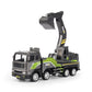 1:50 Construction Vehicle Toy Set – Bulldozer, Excavator, Crane &amp; Forklift Models