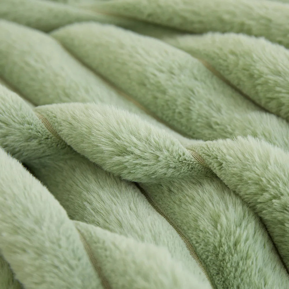 Faux Rabbit Fur Square Cushion Cover Pillowcase 45x45cm Striped Soft  Pillow Cover for Couch Sofa Bedroom Living Room Home Decor - Zecs shopping