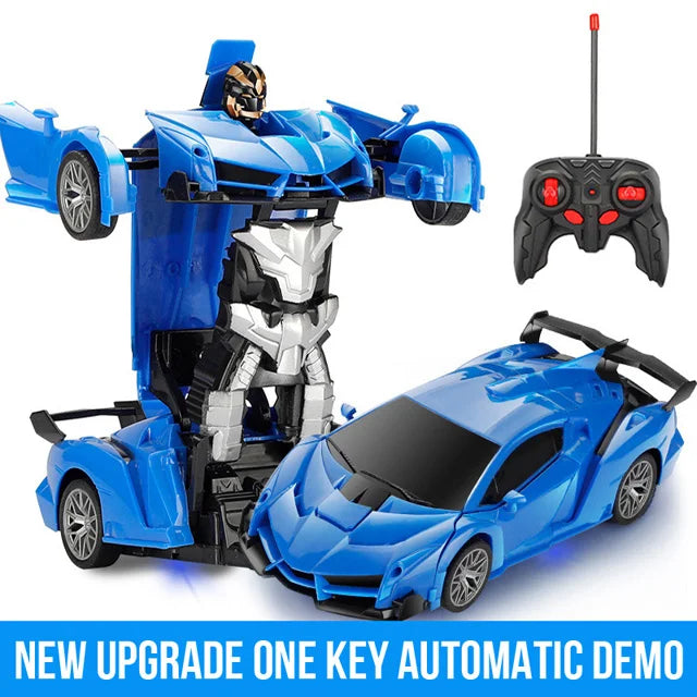 -in- RC Transforming Car Robot & Sports Vehicle with Remote Control