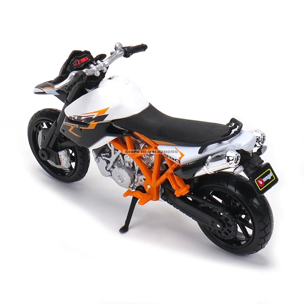 KTM Supermoto R & Honda Africa Twin Adventure Alloy Diecast Motorcycle Model Collectible Gift