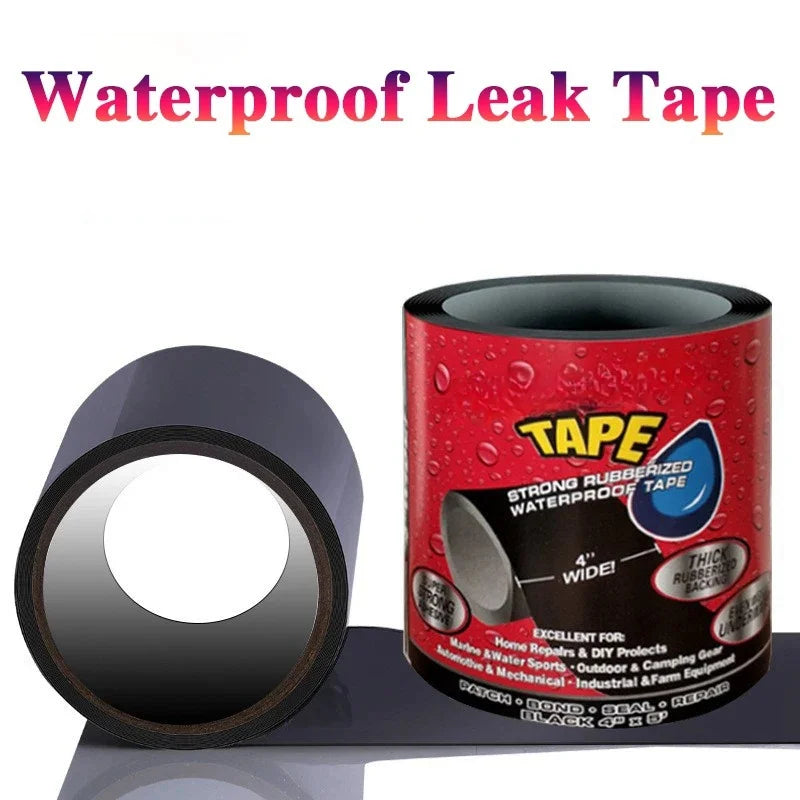 cm Rubberized Waterproof Tape Super Strong Flex Anti Leakage Fix Tapes Adhesive Repair Stop Leak Seal Patch Sealant duct tape