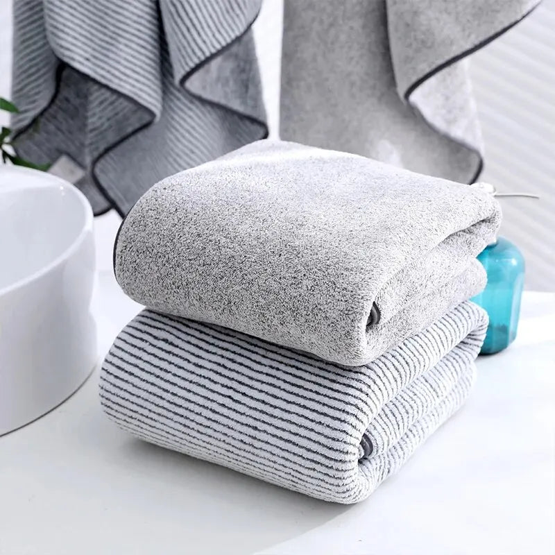 PCS Thickened Bath Towels for The Body Microfiber Towel for Gym Sports Shower Robe for Spa Beath Home