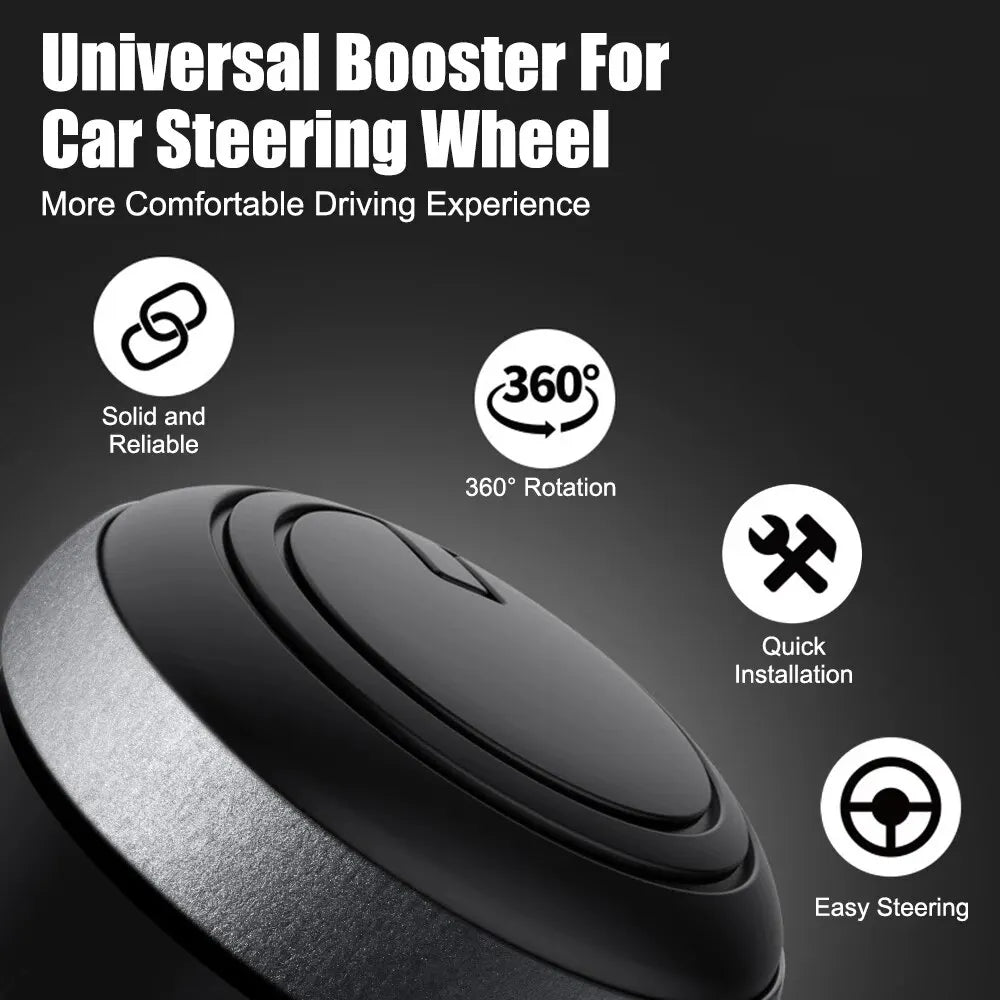 Steering Wheel Spinner Knob Labor-Saving Rotating Power Handle for Cars