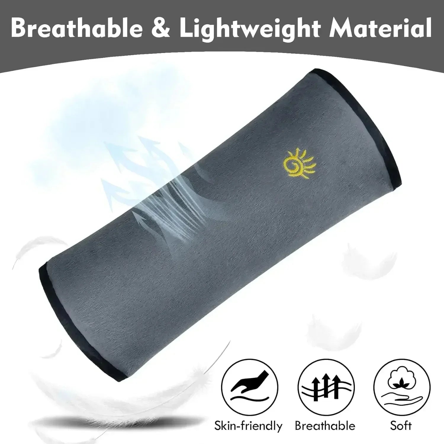 Kids Seatbelt Pillow & Cushion Pad Soft Car Seat Strap Cover for Comfy Rides