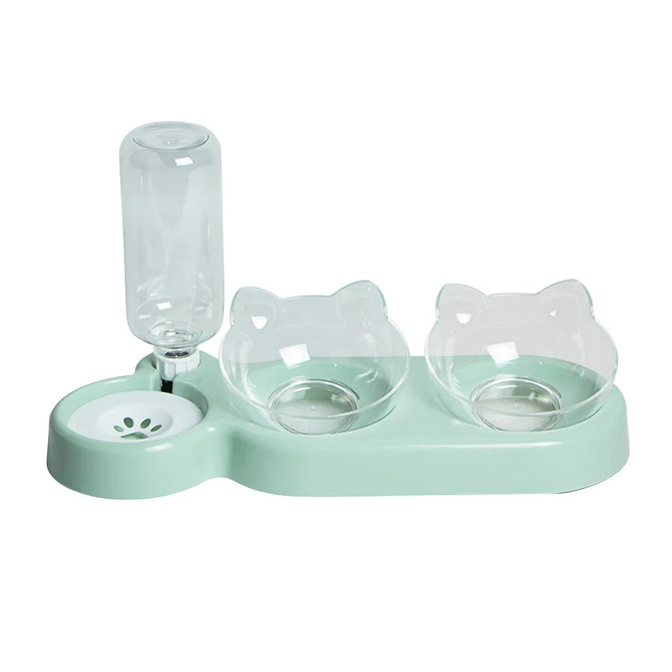 Pet SuppliesElevated Bowls for Cats and DogsDurable Double Cat and Dog Bowl FeedersElevated Cat Feeding and Drinking Supplies - Zecs shopping